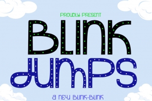 Blink jumps Font Download