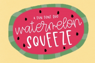 Watermelon Squeeze Font Download