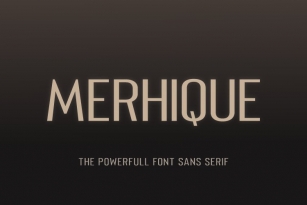 Merhique Sans Serif Family Font Download