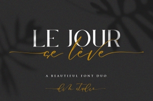 Le Jour -Font Duo Font Download