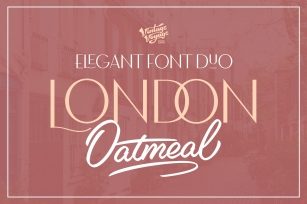 London Oatmeal • Stylish Duo Font Download