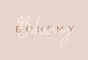 Bohemy Duo Font Download