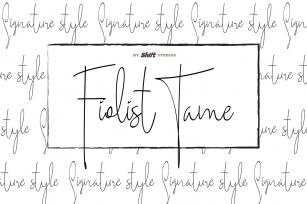 Fiolist Tame Typeface Font Download