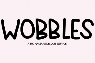 Wobbles Font Download