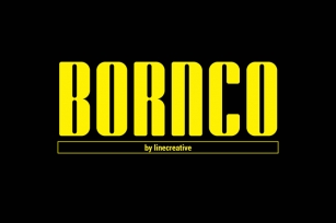Bornco Font Download