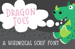 ZP Dragon Toes Font Download