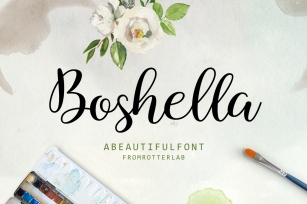Boshella Script Font Download