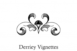 Derriey Vignettes Family Pack (5 fonts) Font Download