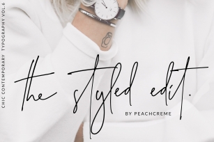 The Styled Edit- Chic Ligature Font Font Download