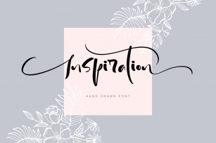 Inspiration Hand Drawn Font Font Download
