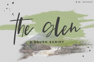 The Glen Brush Script Font Download