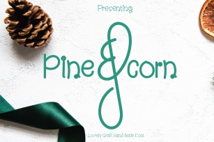 Pine & Corn - A Cute Love Story Font Download