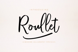 Roullet Handmade Font Download