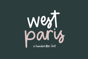 West Paris - A Quirky Handwritten Font Font Download