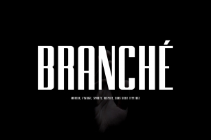 BRANCHE - Display Font Font Download