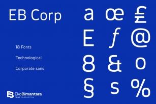EB Corp Font Download