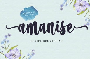 Amanise | Handwritten Script Font Font Download