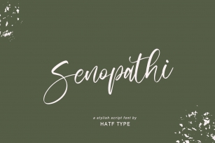 senopathi - Beautiful Script Font Download