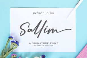 Sallim | Signature Font Font Download