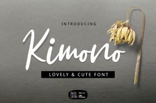 Kimono Script Font Font Download