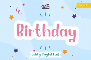 Birthday - Quirky Playful Font Font Download
