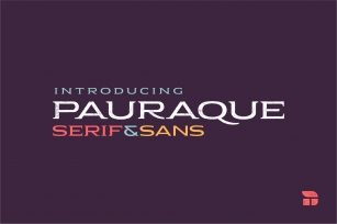 Pauraque - Serif & Sans Font Download
