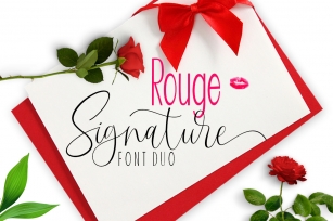 Rouge Signature Font Download