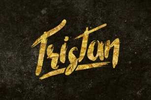 Tristan Brush Font + Bonus Font Download