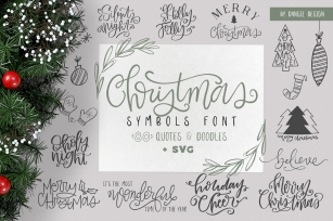 Christmas Symbols Font - Volume 2 Font Download