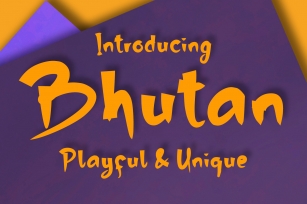 Bhutan | Display Font Font Download