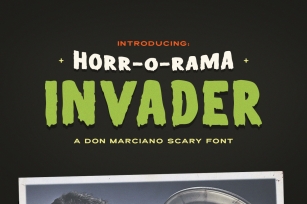 Invader Scary Font Font Download