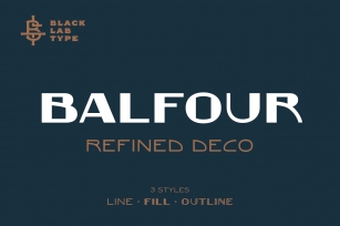 Balfour Art Deco Revival Font Font Download