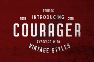 Courager Typeface (8 Fonts!) Font Download