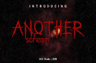 Another Scream Font Download