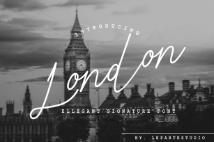 London Ellegant Signature Font Download
