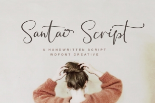Santai Script | A Hanwritten Font Download