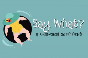ZP Say What Font Download
