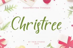 Christree - Handwritten Christmas Font Download