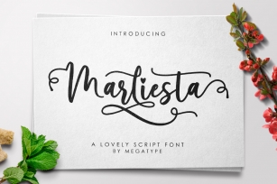 Marliesta | A Lovely Script Font Font Download