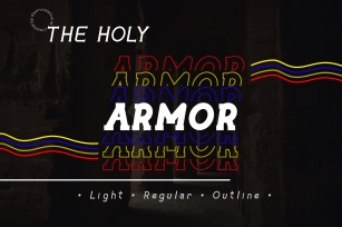 The Holy Armor Font Download