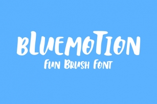 bLuemoTion Font Download