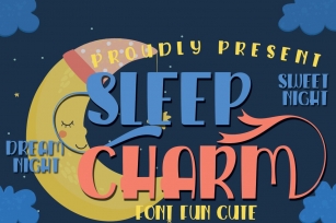 SLEEP CHARM Font Download
