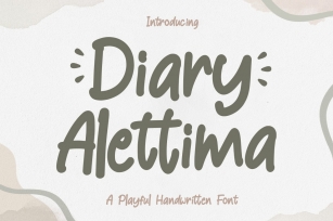 Diary Alettima Font Download