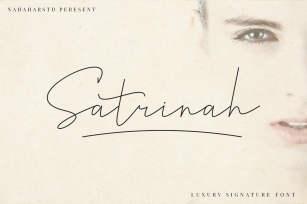 Satrinah Signature Font Download