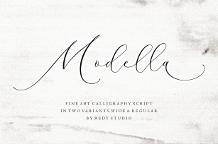 Modella with 2 variations Font Download