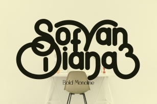SofyanDiana Bold Monoline Font Download