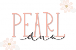 Pearl Duo - A Script & Print Dynamic Duo Font Download