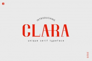CLARA | Unique Serif Typeface Font Download