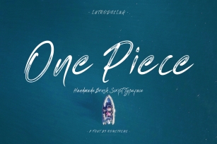 One Piece - Typeface Font Download