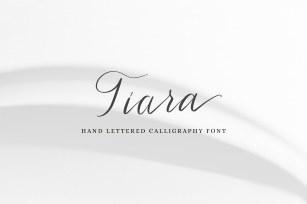 Tiara  modern calligraphy script Font Download
